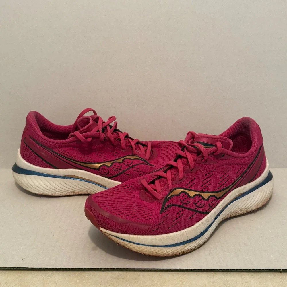 Saucony Endorphin Speed 3 Mens Running Shoes Pink Gold S20756-40 Size 11.5